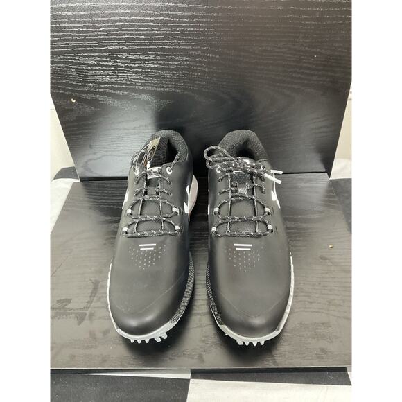 NEW! Under Armour Men's Size 7 Black Hovr Drive Gore-Tex Golf Shoes Leather RARE - Picture 2 of 12